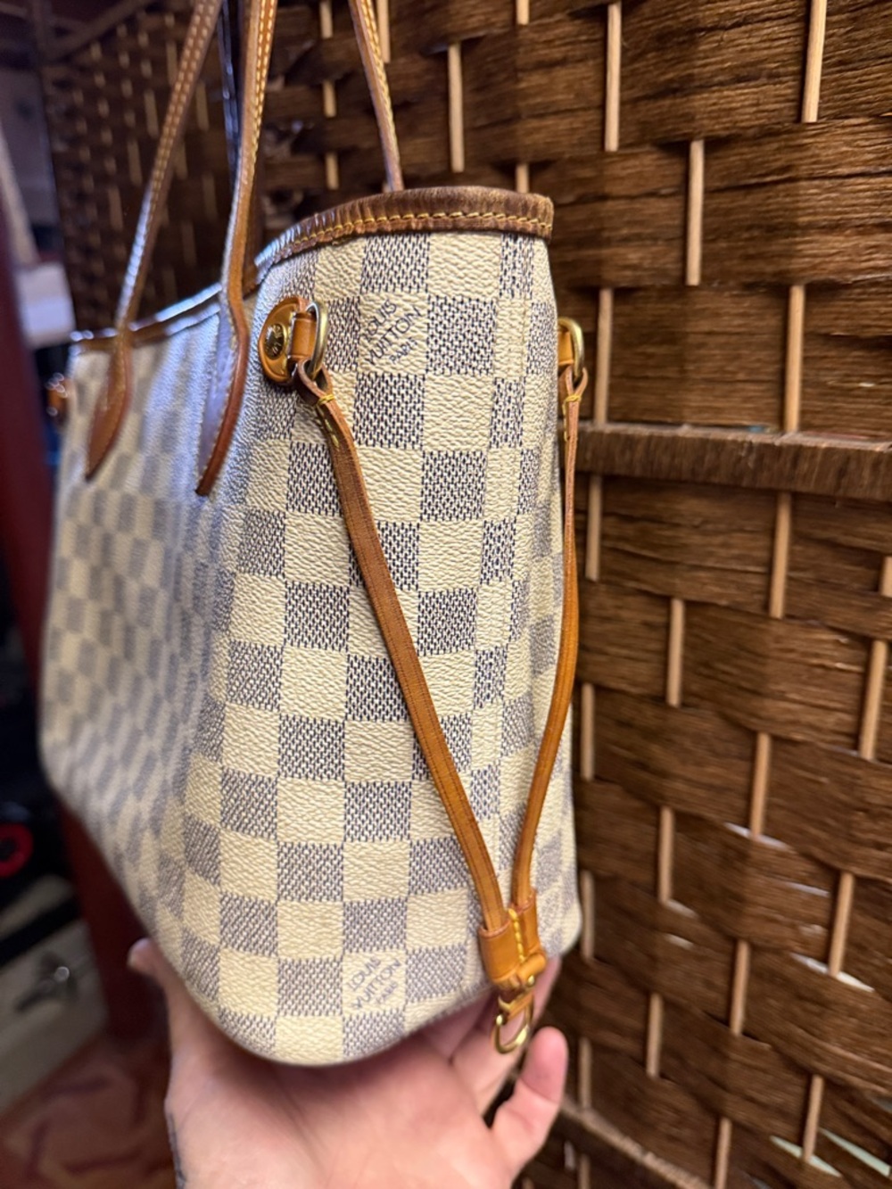 Louis Vuitton Damier Azur Neverfull PM - Picture 5 of 17